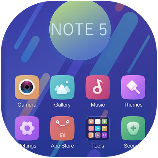 Launcher &amp; Theme Xiaomi Redmi Note 5 icon
