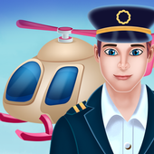 Little Helicopter Garage - Repair and Wash Game icon