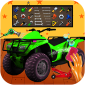 Multi quad bike riparazione meccanico workshop gio icon