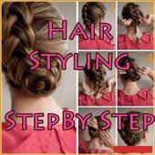 Hair Styling Step By Step icon