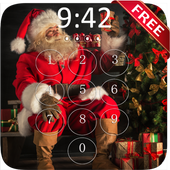Santa Claus Lock Screen أيقونة