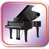 Piano instrument icon