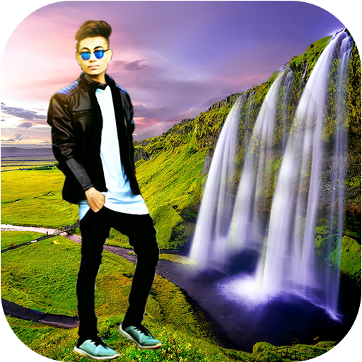 Fancy Waterfall Photo Frames icon