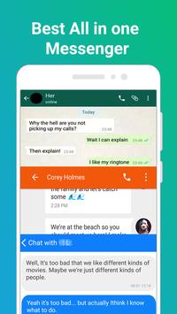 OneMessenger - All in one Messenger app скриншот 1