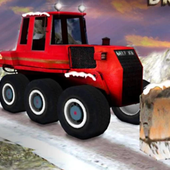 Real Winter Snow Truck Driver icon