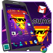 Colorful Pixel Art Theme icon