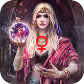 Women Magic Cristal ball icon