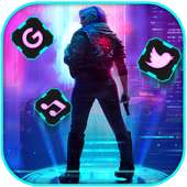 Tema, Wallpaper, ikon Cyber, Punk, Cool, Girl on 9Apps