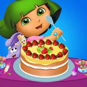 Hot Cooking Dora Cake-Crazy Kitchen Game