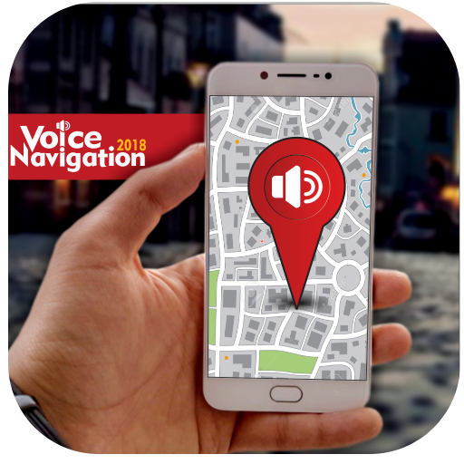 Free Voice Gps route finder ,Voice Navigation map icon