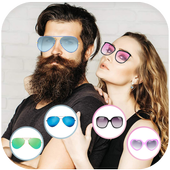 Glasses photo editor icon