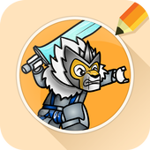 Draw Drawings Minifigures of Lego Legends of Chima icon