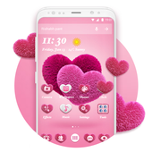 Pink Hearts 2018 - Love Wallpaper Theme أيقونة
