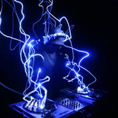 Glass Tech 3D Live Theme New Wallpapers icon