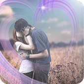 Photo animated effects theme romantic