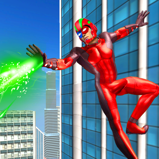 Flying Robot City Survival: Crime City Rescue Game icon