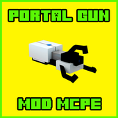 Gun Portal Mod For Minecraft PE MCPE أيقونة