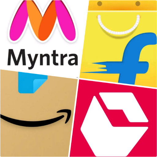 All in one shopping apps : online smart shopping icon