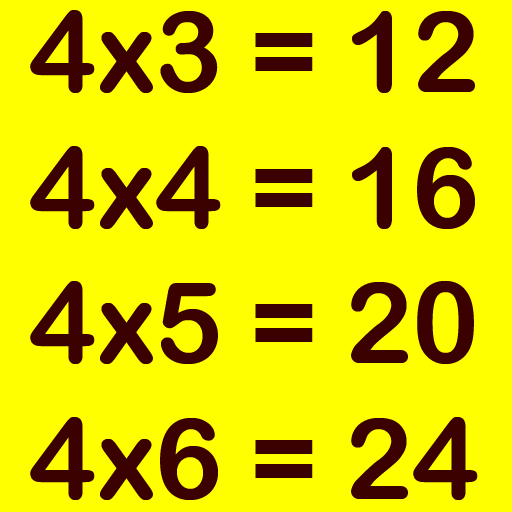 Multiplication tables icon
