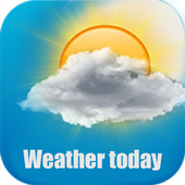 Weather today and 5 day icon