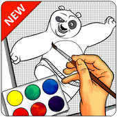 How to Draw KungfuPanda - Easy icon