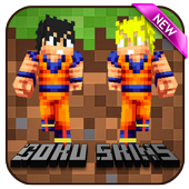 Skins GOKU for MCPE NeW application أيقونة