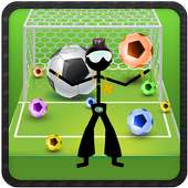 Bolhas de futebol Stickman