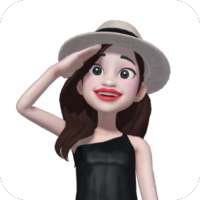 moving stickers for whatsapp - smart girl sticker