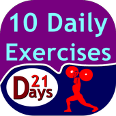 21 days 10 daily exercises icon