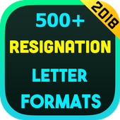 Resignation Letter Formats 2018 icon