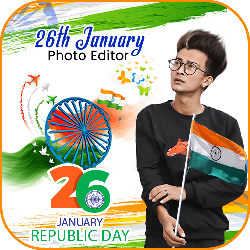 26th January Photo Editor : Happy Republic Day icon