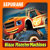 Blaze Light Truck Monster Machine Games icon