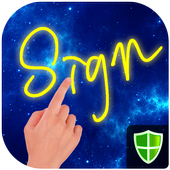Gesture Lock Screen Signature icon