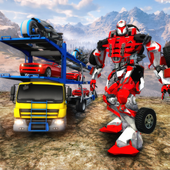 Multi Robot Transport Offroad Cargo Euro Truck icon
