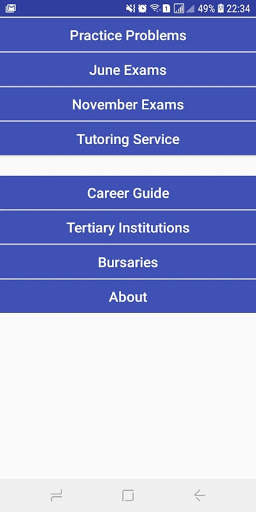 Grade 9 Natural Sciences Mobile Application screenshot 1