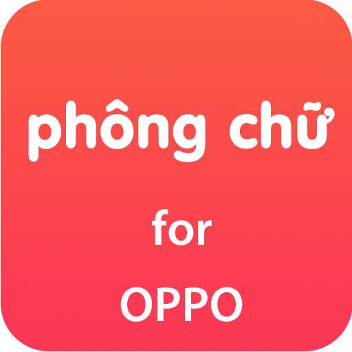 Cute Vietnamese font for OPPO icon