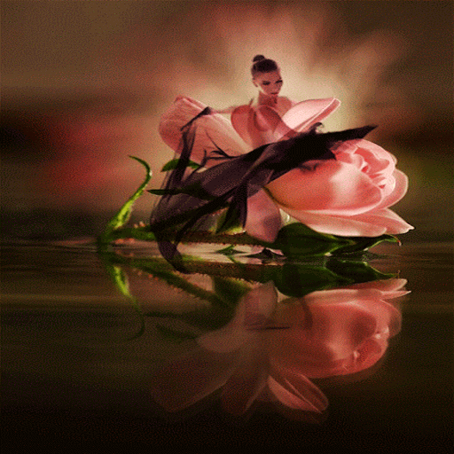Rose Girl Live Wallpaper icon