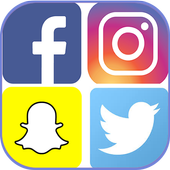 social networks for all mobiles icon