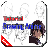 Tutorial Drawing Anime icon