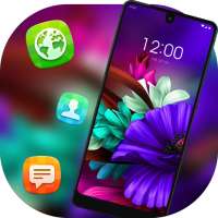 Colorful Flower Bling theme for Galaxy J7 Max on 9Apps