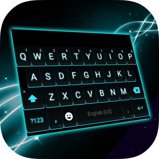 Theme of Neon Keyboard icon