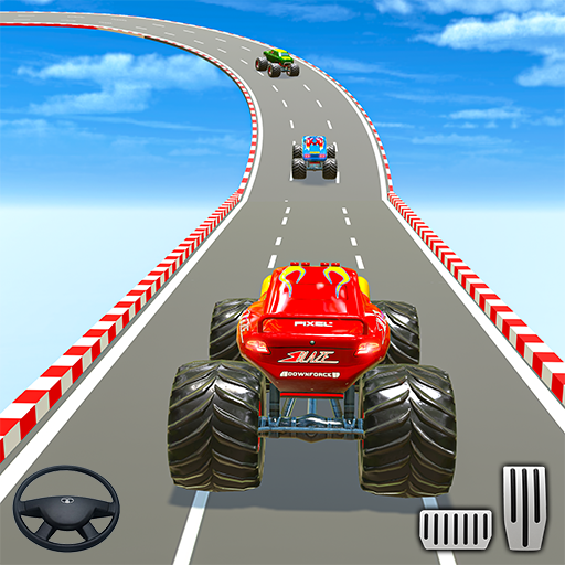 Crazy Monster Truck Stunt Races - Mega Ramp Car icon