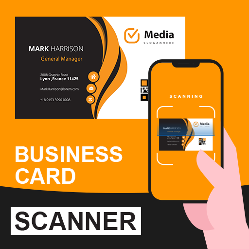 Business Card Scanner &amp; Reader - Scan &amp; Organize icon