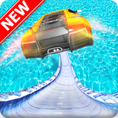 Mega Ramp Car Stunts on Impossible Mega Tracks icon