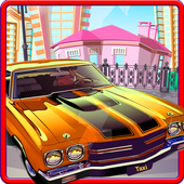 City Crazy Taxi Ride 3D icon