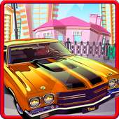 City Crazy Taxi Ride 3D