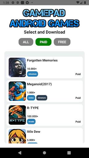 Gamepad Android Games Links screenshot 2