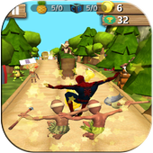 Subway Spider Adventure Running icon