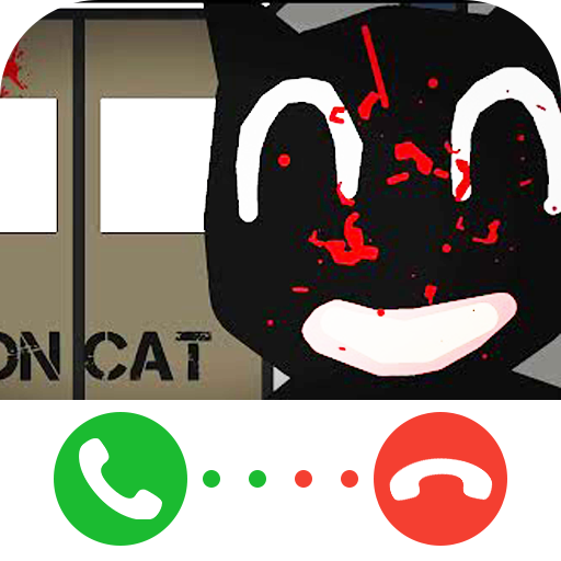 Cartoon Cat Horror Game Call Fake, icon