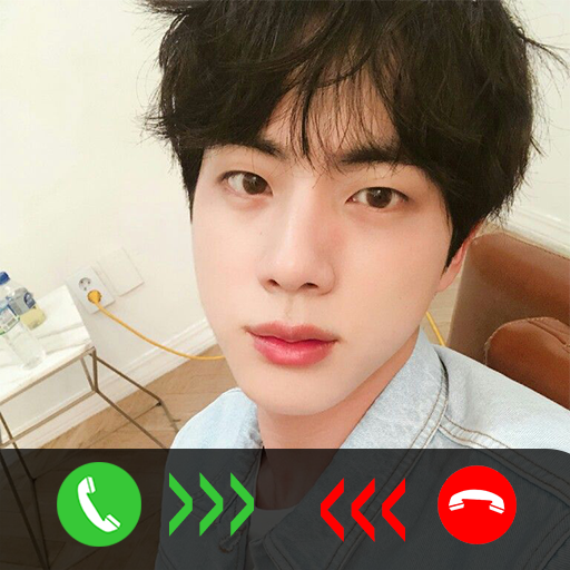 Jin Call You - BTS Jin Fake Video Call icon